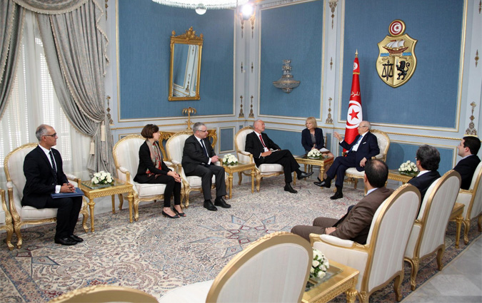 Bji Cad Essebsi reoit le coordinateur de l'Union chrtienne-dmocrate d'Allemagne
