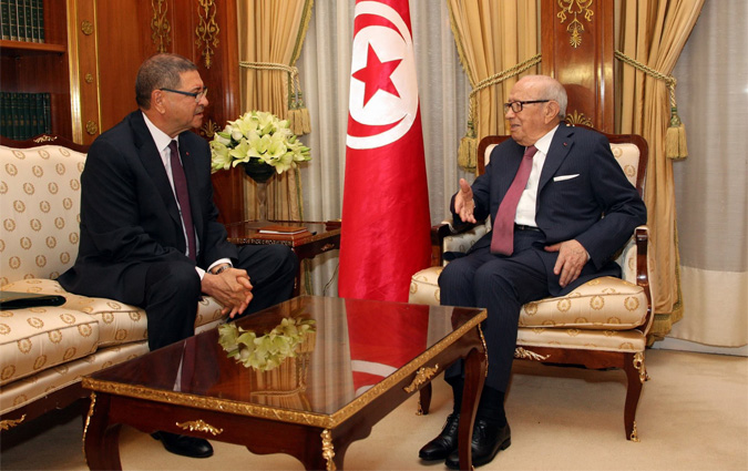 Rencontre entre Bji Cad Essebsi et Habib Essid
