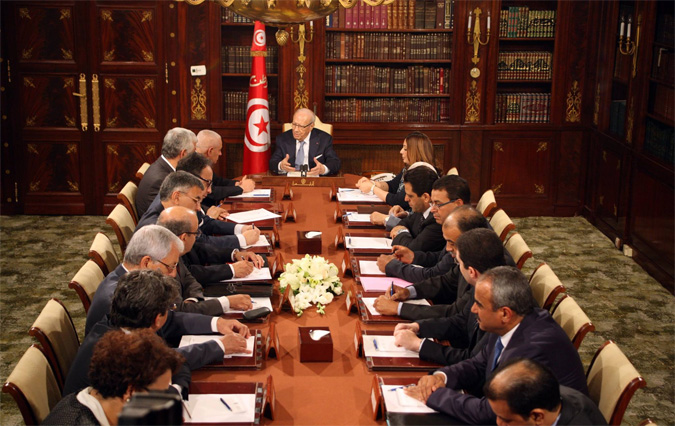 Bji Cad Essebsi prside une runion autour du gouvernement d'union nationale

