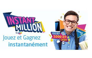 Exclusif chez Tunisie Telecom : Jouez et gagnez un million  immdiatement !

 