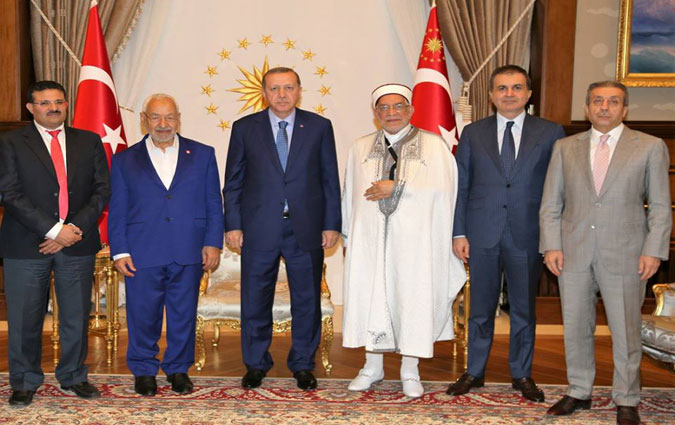 Ghannouchi, Mourou et Abdessalem chez Erdogan