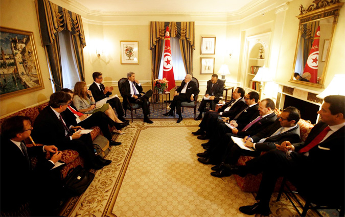 Bji Cad Essebsi rencontre John Kerry  New York