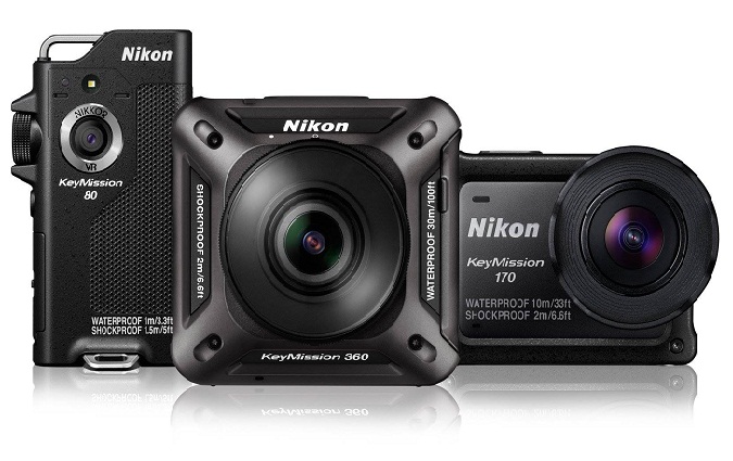 Nikon lve le voile sur 2 nouveaux modles de camras d'action KeyMission