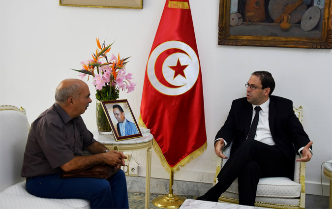 Youssef Chahed reoit le prsident de la ligue tunisienne des droits de l'Homme

