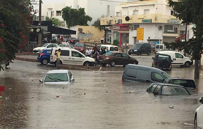 Tunisie - Plus de 30 mm de pluie dans certaines rgions du centre et du sud du pays