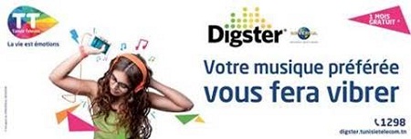 Digster by TT, la nouvelle offre musique de Tunisie Telecom