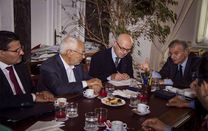 En visite officielle en Italie, Ghannouchi rencontre le ministre italien des Affaires trangres 