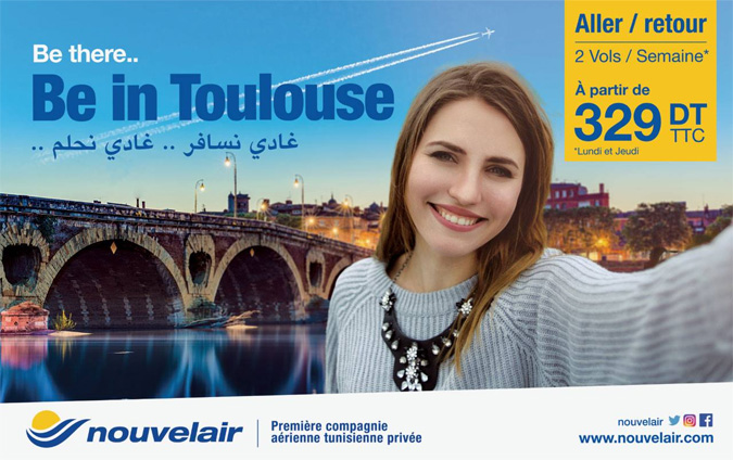 Toulouse : la nouvelle destination desservie par la compagnie arienne nouvelair

