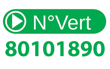 creation logo numero vert