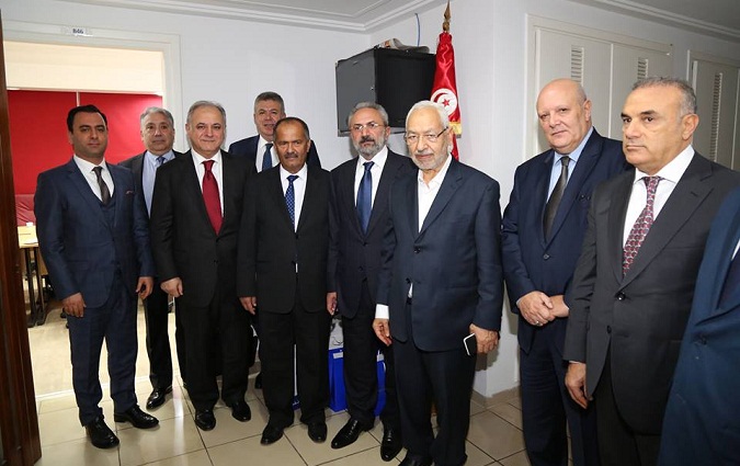 Rached Ghannouchi reoit une dlgation d'hommes d'affaires turcs