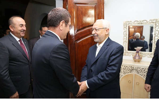 Rached Ghannouchi reoit le vice Premier ministre turc 