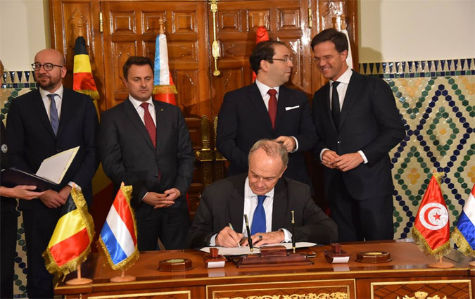 Signature de quatre accords entre la Tunisie et les pays du Benelux