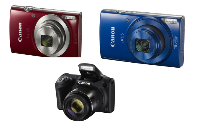 Canon lance 3 nouveaux compacts entre de gamme, les IXUS 185, IXUS 190 et PowerShot SX430 IS

