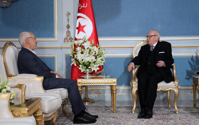 Le mystre de la rencontre secrte entre Bji Cad Essebsi et Rached Ghannouchi