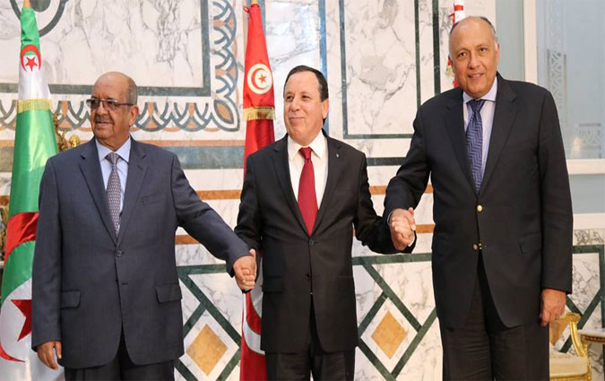 Crise Libyenne : Runion des ministres des Affaires trangres tunisien, algrien et gyptien