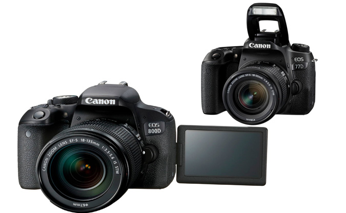 77D et 800D, les nouveaux reflex EOS de Canon

