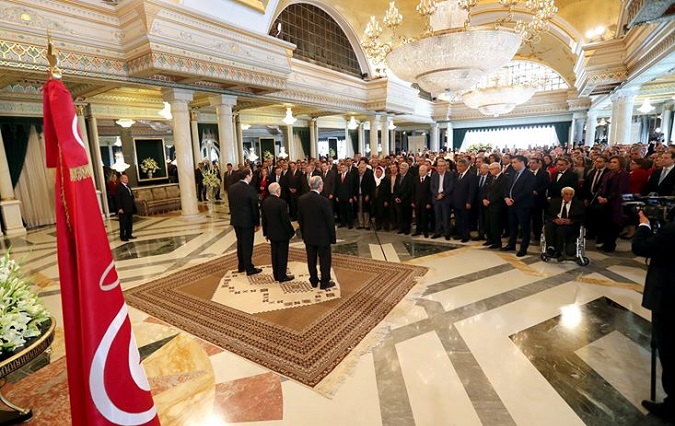 Bji Cad Essebsi clbre la fte de l'Indpendance au palais de Carthage