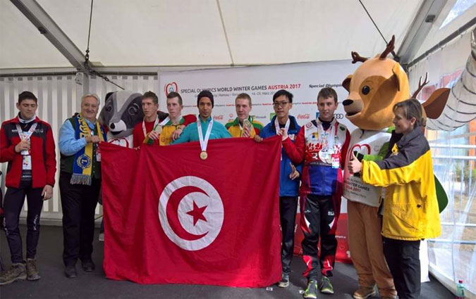 L'quipe tunisienne dcroche sept mdailles aux Jeux Mondiaux d'Hiver Special Olympics