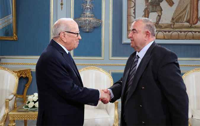 Bji Cad Essebsi reoit Perez Trabelsi

