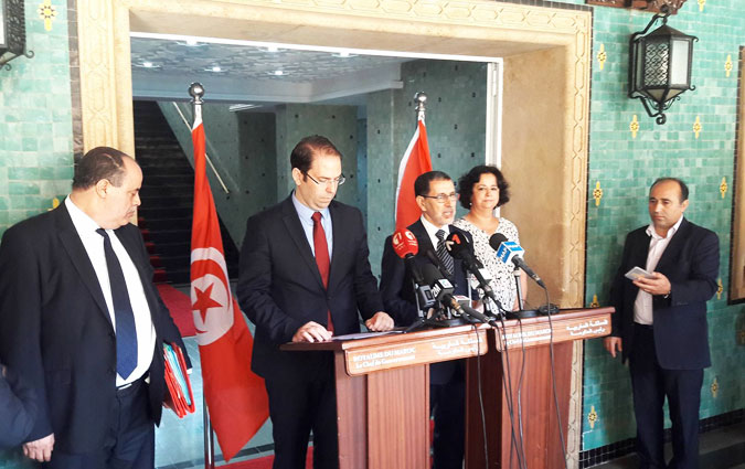 Signature d'une srie de conventions entre la Tunisie et le Maroc
