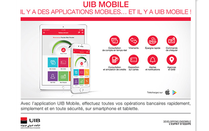 UIB Mobile, la nouvelle application qui enrichit l'offre digitale de la banque