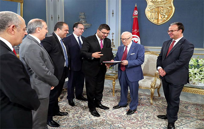Bji Cad Essebsi reoit une dlgation de Nidaa Tounes