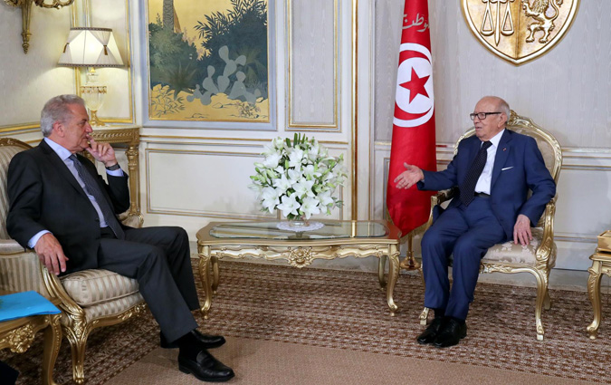 Bji Cad Essebsi reoit Dimitris Avramopoulos