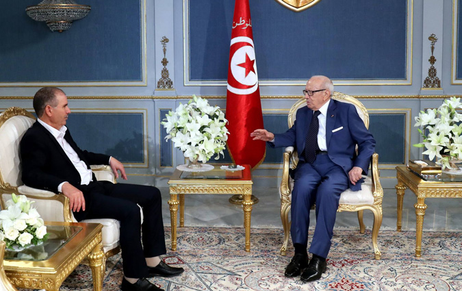 Noureddine Taboubi reu par Bji Cad Essebsi 