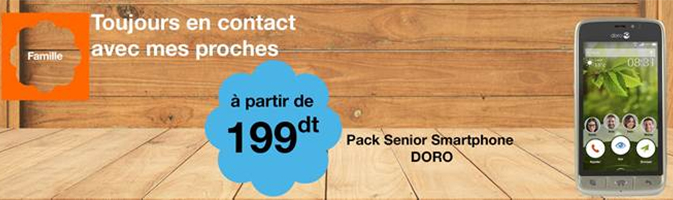 Doro 8031, le Smartphone des seniors disponible chez Orange Tunisie  partir de 199 dinars

