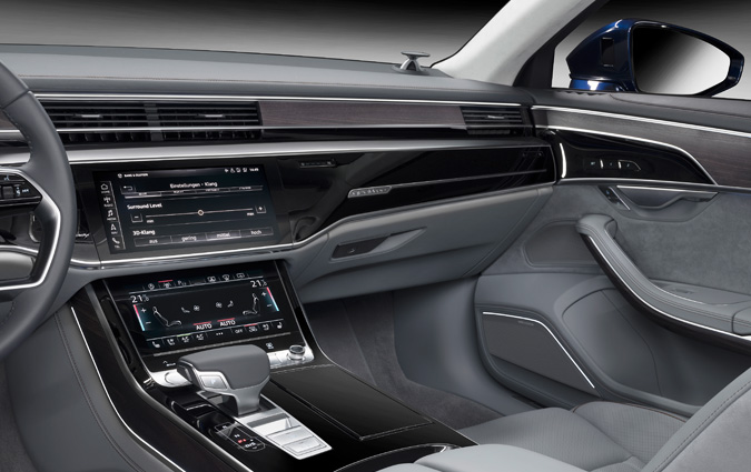 Pour la premire fois, un son 3D dans la nouvelle Audi A8