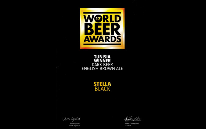 World Beer Awards 2017 : Stella Black, la bire brune de la SFBT rcompense