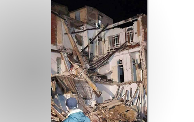 Bilan officiel de l'effondrement d'un immeuble  Sousse : 6 morts et 4 blesss