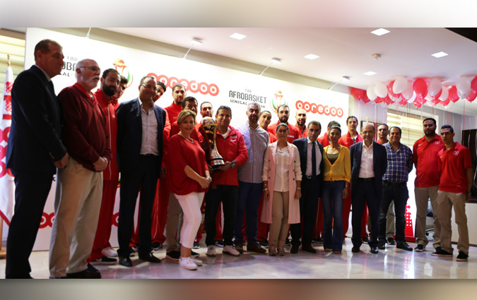 Ooredoo Tunisie honore la slection nationale de Basketball