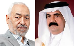 Tunisie - Rached Ghannouchi reçu par l'Emir du Qatar