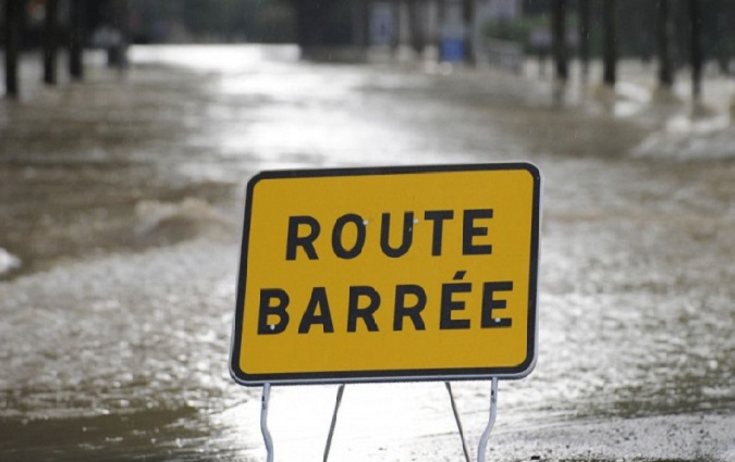 Inondations dans le Sud - La majorit des routes, dbloques