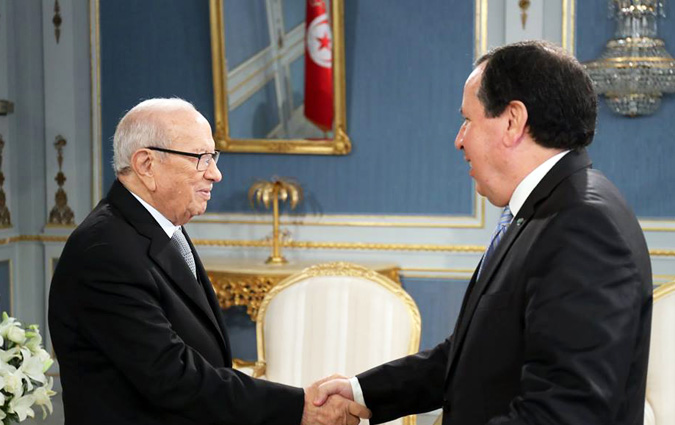 Bji Cad Essebsi reoit Khemaes Jhinaoui