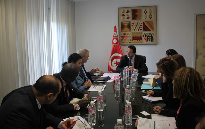 Zied Ladhari rencontre le reprsentant de la Banque Mondiale en Tunisie