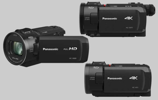HC-VXF1, HC-VX1 et HC-V800, les nouveaux camscopes de Panasonic