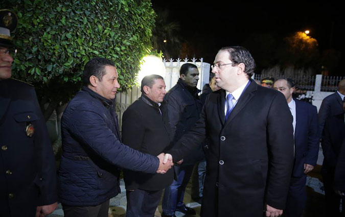 Youssef Chahed en visite au district de la Garde Nationale de Ben Arous