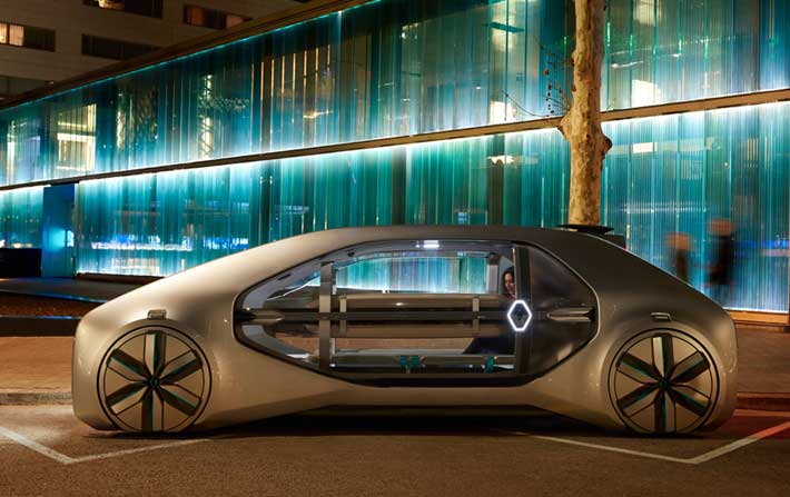 Renault prsente en premire mondiale lEZ-GO, un robot-vhicule de mobilit  la demande