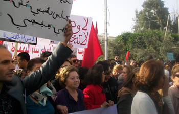 Tunisie - Devant l'Assemblée de la Constituante, comme si vous y étiez