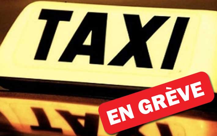 Grve des taxis individuels le 26 mars