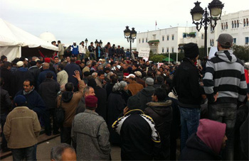 Tunisie – Protestation des forces de l'ordre : sit-in et contre sit-in à la Kasbah

