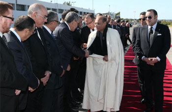 Moncef Marzouki à Rabat, pour impulser l'union du Maghreb arabe