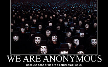 Anonymous annonce la guerre ouverte aux salafistes tunisiens (vidéo)