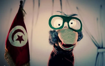 Tunisie - Un guignol de Marzouki fait son entrée dans la pub