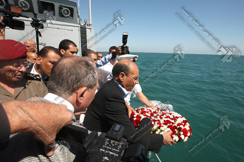 Tunisie - Marzouki rend hommage aux immigrés décédés lors d'une visite à Sfax