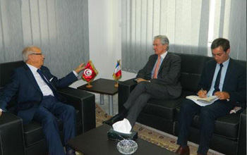 Tunisie - Béji Caïd Essebsi rencontre l'ambassadeur français, François Gouyette