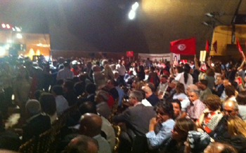 Tunisie - Présence massive et grande détermination au meeting d'Al Joumhouri