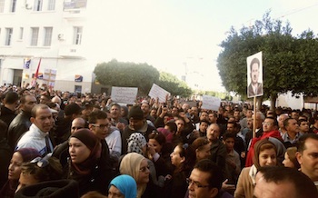 Sfax - Des milliers de manifestants pour soutenir l'UGTT (vidéo)